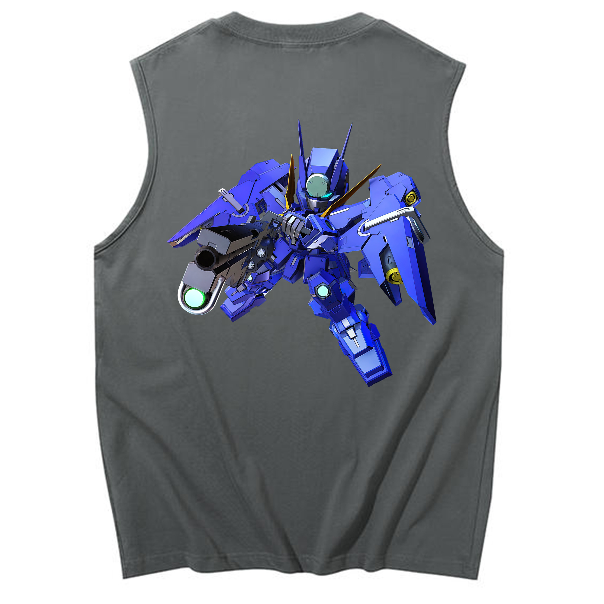 （画像用） 機動戦士ガンダム Mobile Suit Gundam コットン100％タンクトップ（背面プリント）